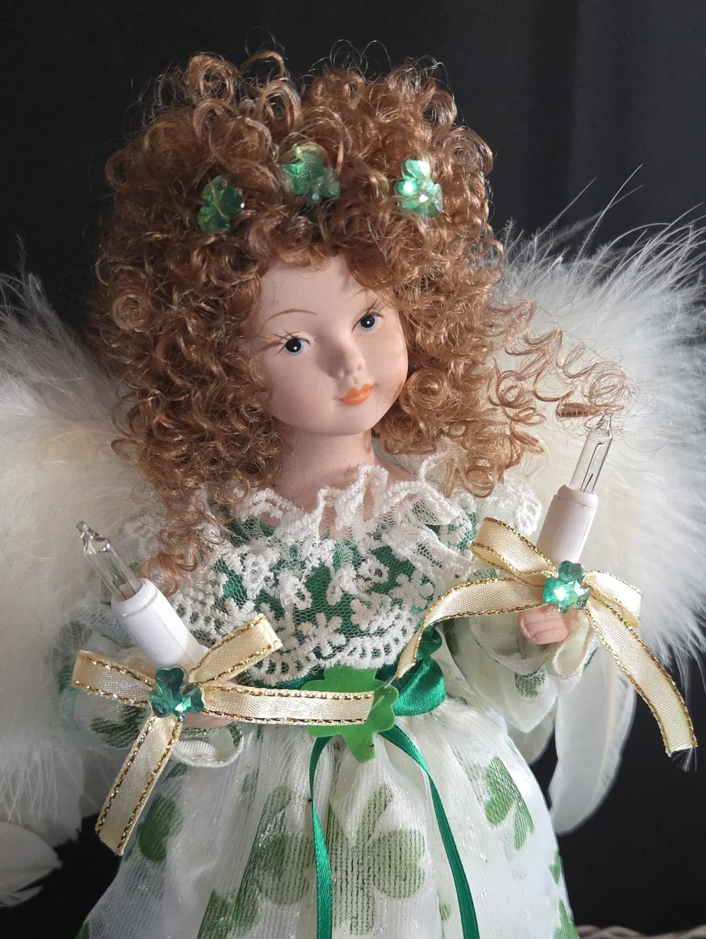 Kurt Adler Irish Angel Tree Topper